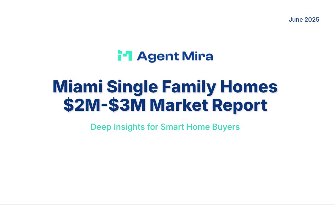 Miami’s $2M – $3M Single-Family Home Market Report